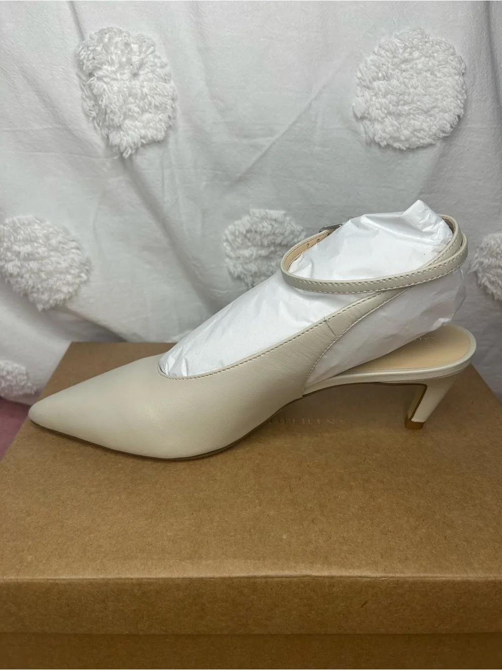 Anthropologie Ankle-Wrap Kitten Heels